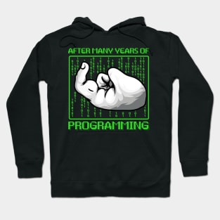 After Many Years Of Programming Funny Computer Programmer Hoodie